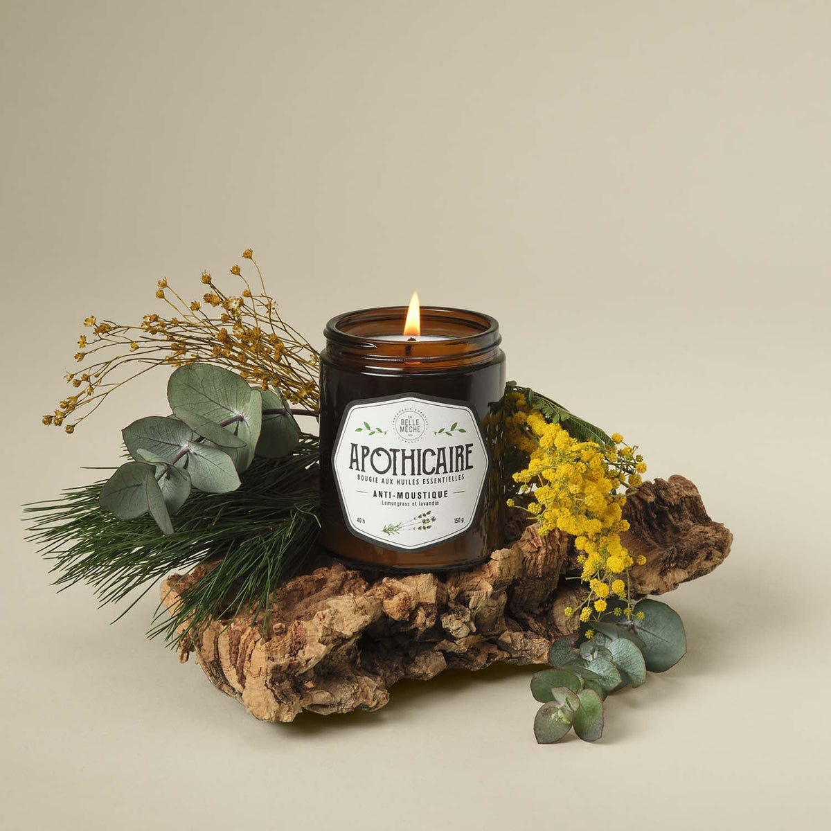 Bougie Huile Essentielle Anti-moustiques