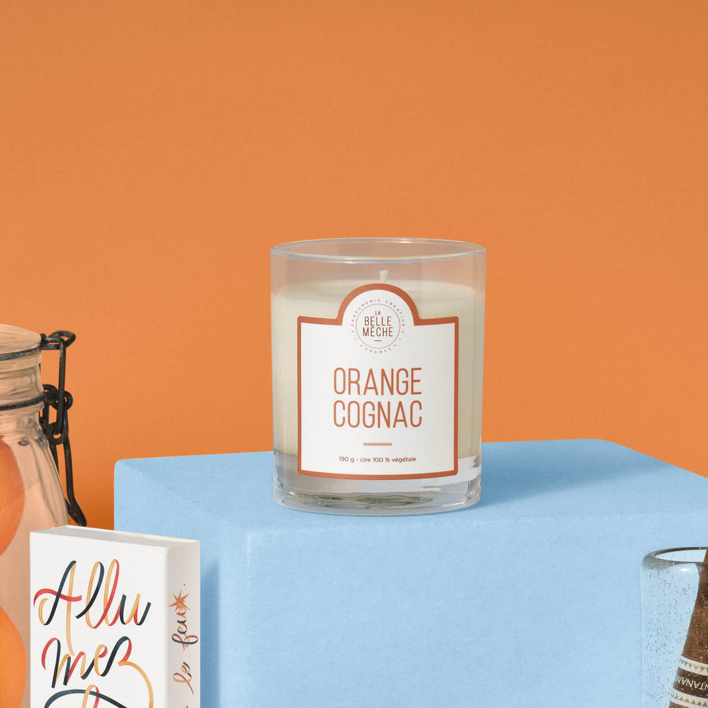 Bougie parfumée naturelle La Belle Mèche Orange Cognac