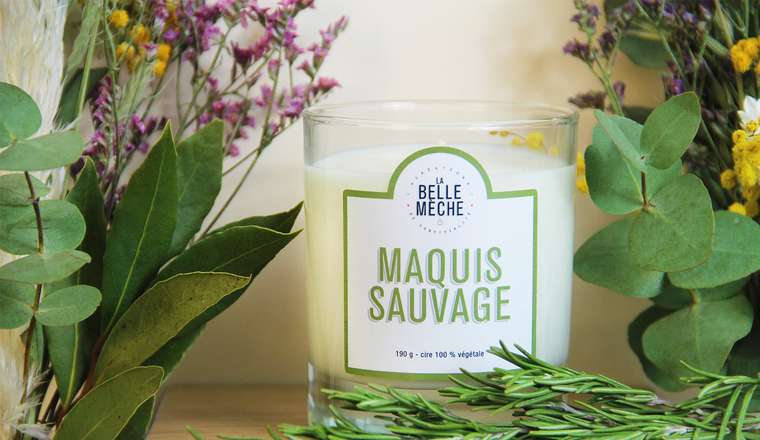 Nouvelle bougie parfumée : Maquis Sauvage ! Cap pour la Corse...