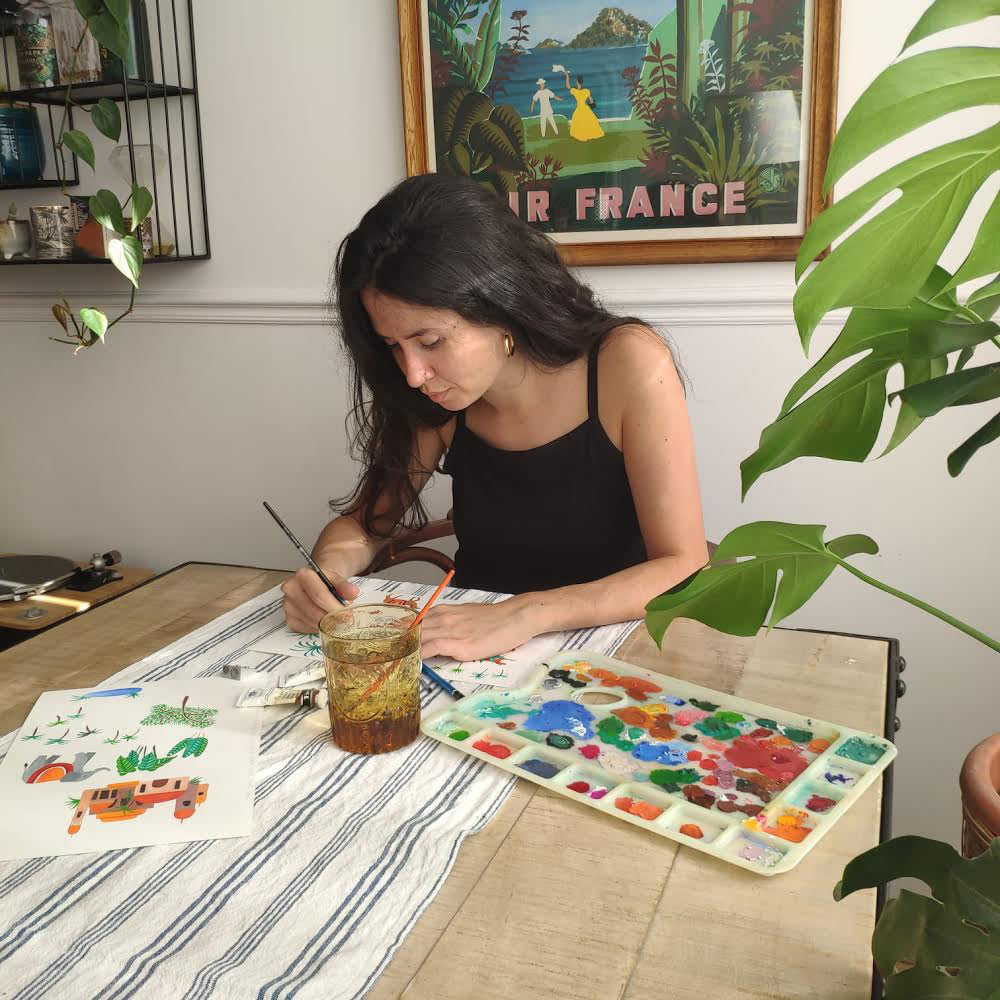Interview d'Ariane Butto, l'illustratrice de notre bougie illustrée Douce Nuit