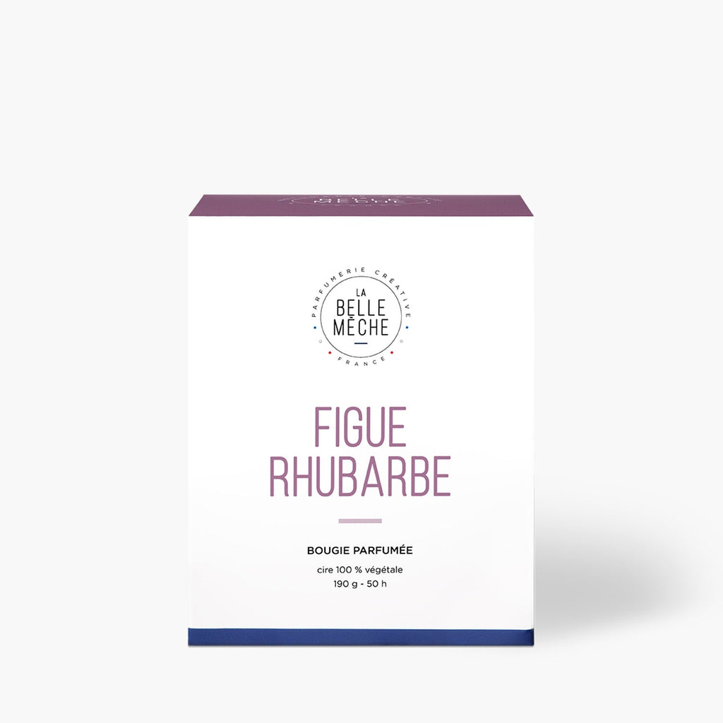 Bougie Parfumée Figue Rhubarbe - La Belle Mèche