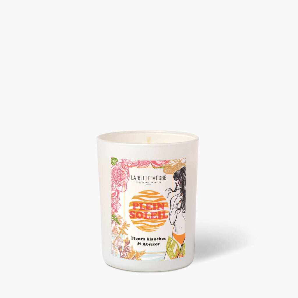 Bougie Parfumée Illustrée Plein Soleil - La Belle Mèche