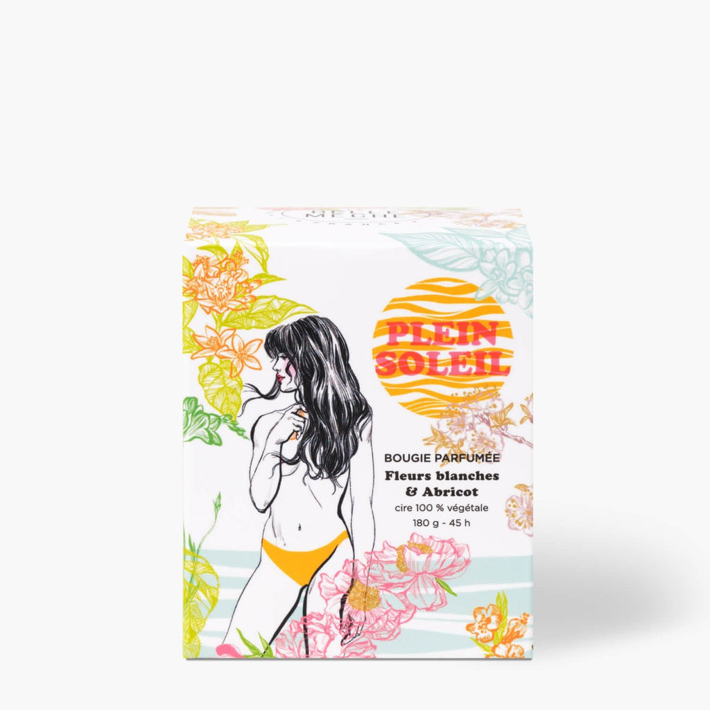 Bougie Parfumée Illustrée Plein Soleil - La Belle Mèche