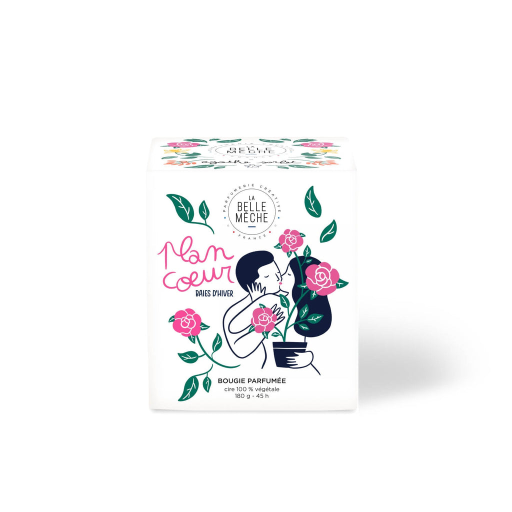 Bougie Parfumée Plan Coeur ( - 40%) - La Belle Mèche