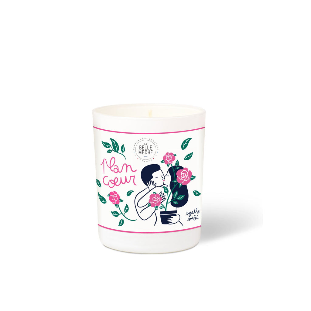 Bougie Parfumée Plan Coeur ( - 40%) - La Belle Mèche