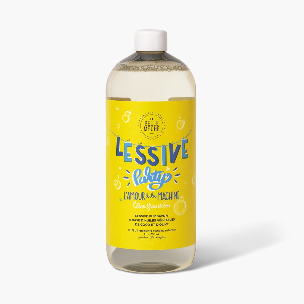 Lessive Party : la bougie + la lessive - La Belle Mèche