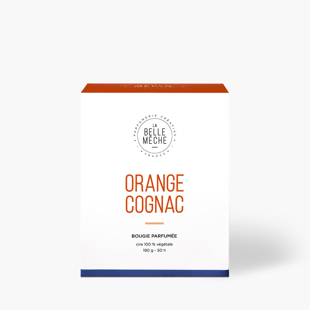 Bougie parfumée naturelle Orange Cognac
