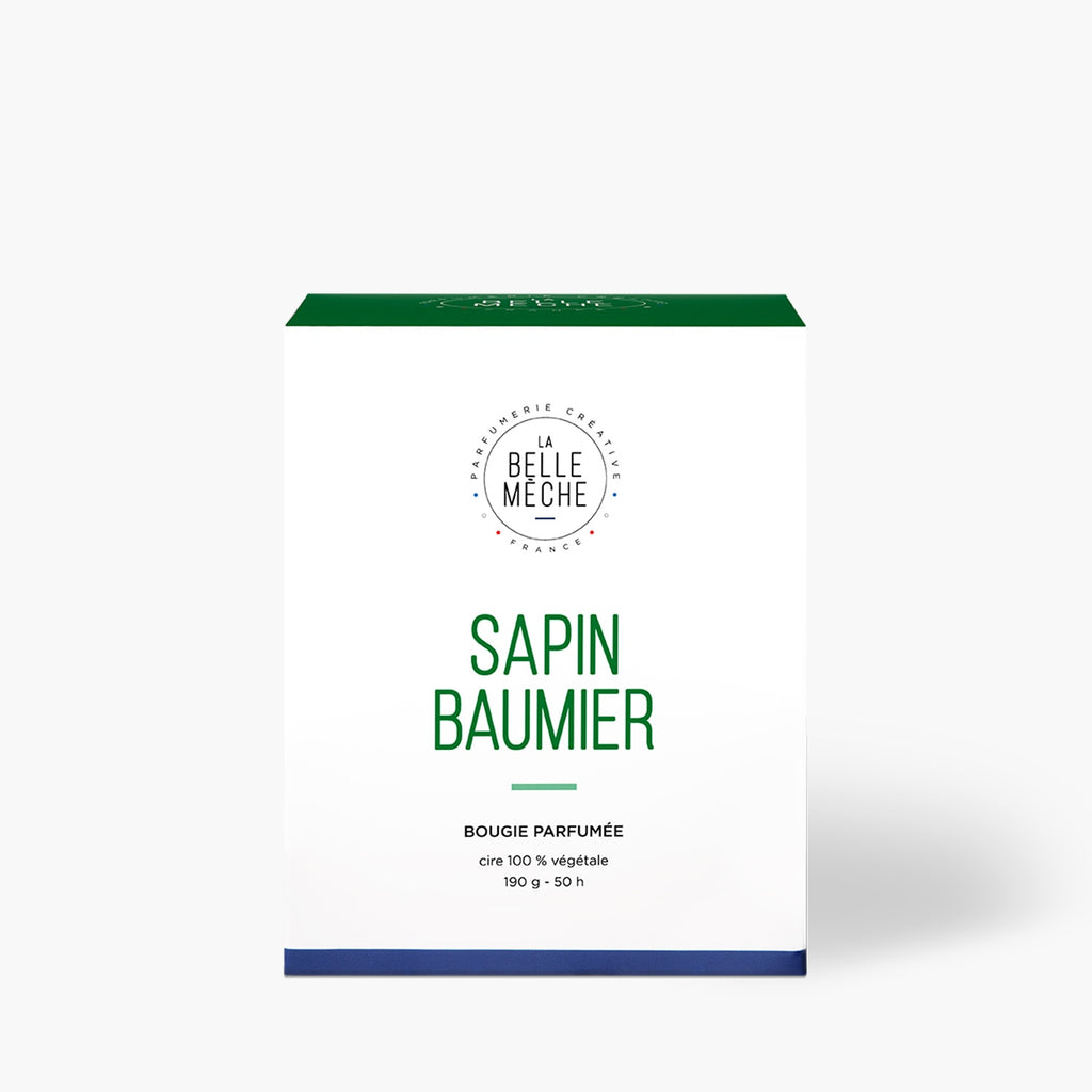 Bougie parfumée naturelle Sapin Baumier