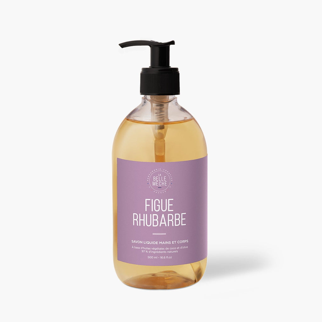 Savon Liquide Figue Rhubarbe - La Belle Mèche