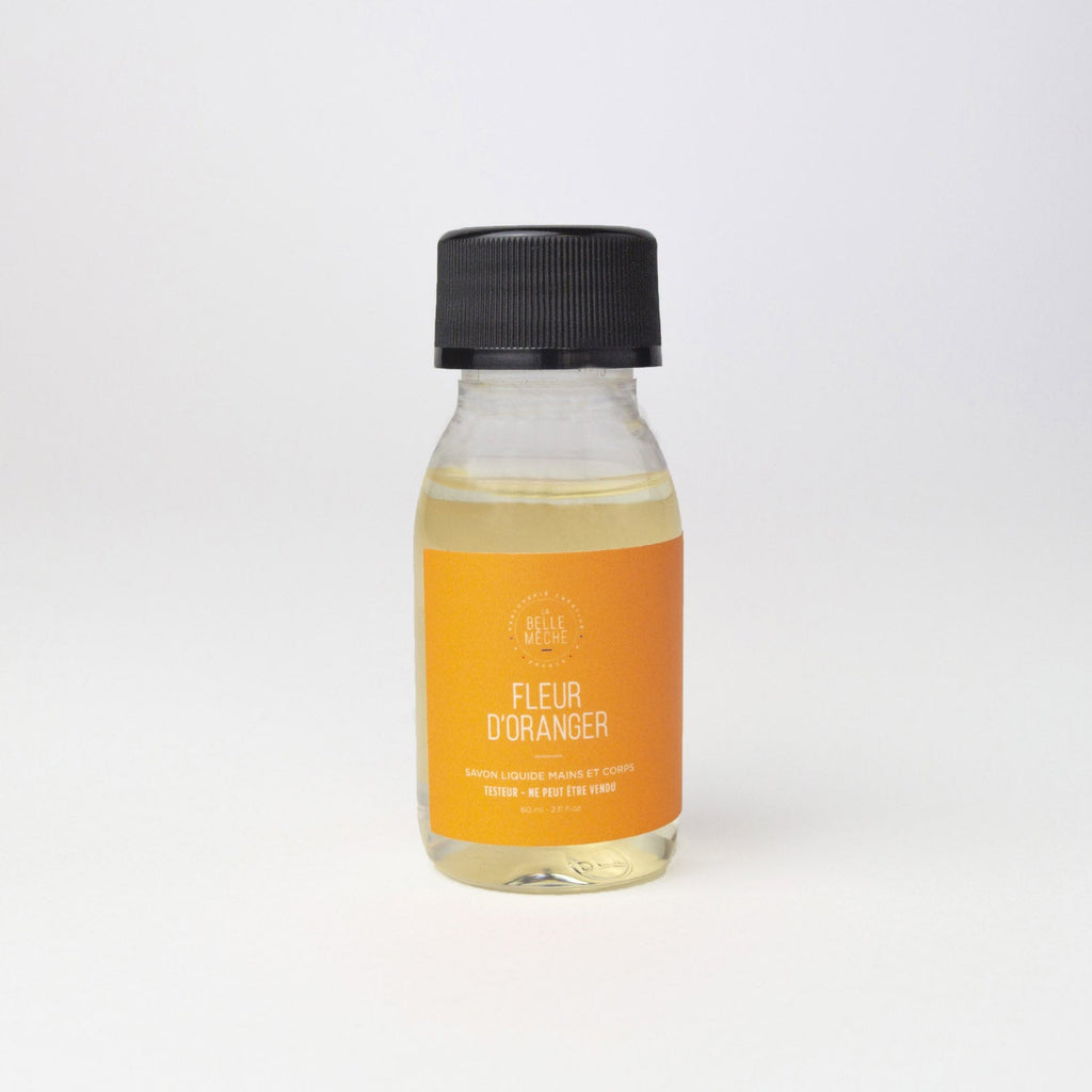 Testeur Savon Liquide parfumé Fleur d'Oranger - La Belle Mèche