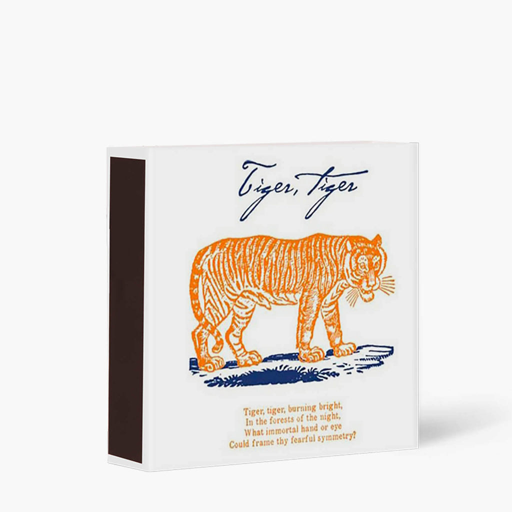 Boite d'allumettes design Tigre