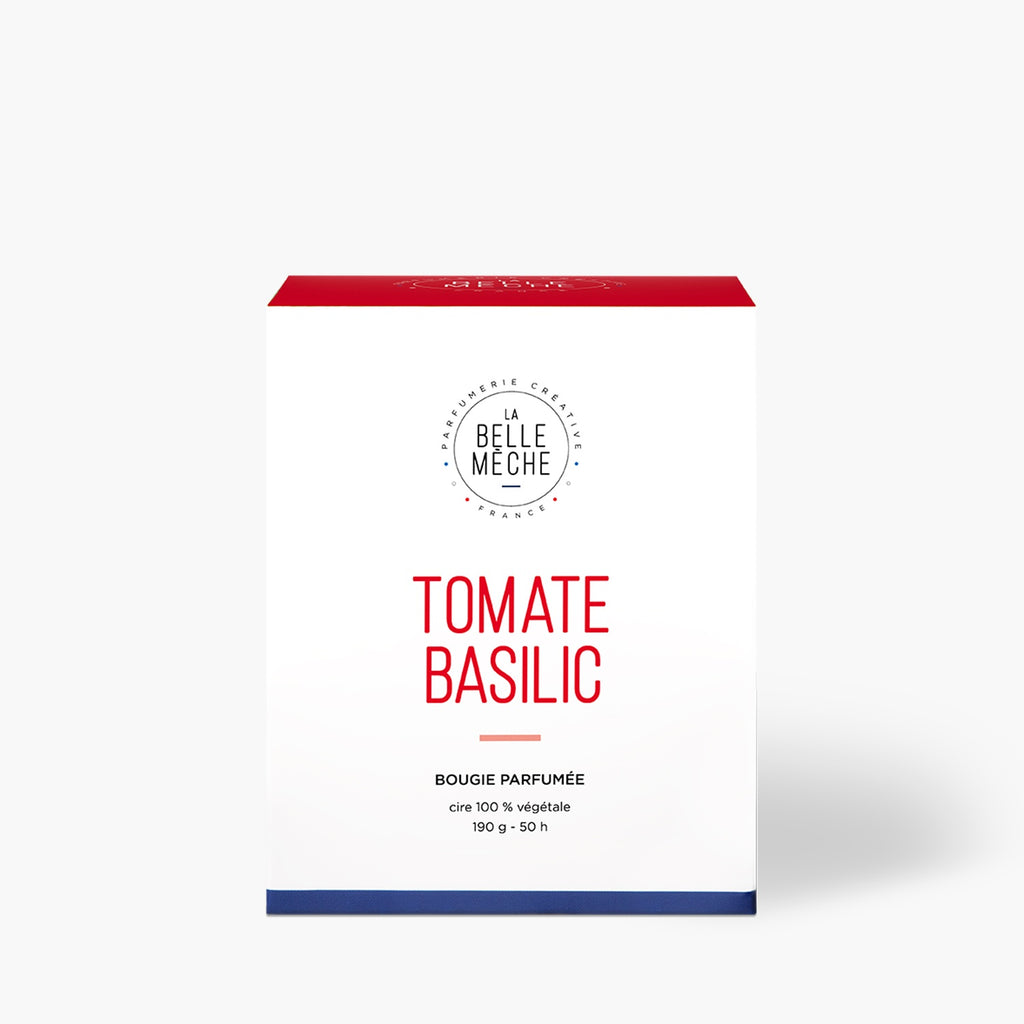 Bougie parfumée naturelle Tomate Basilic
